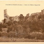 Carte postale : ruines du chateau de Beaumes de Venise