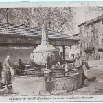 Carte postale : Fontaine de Beaumes de Venise